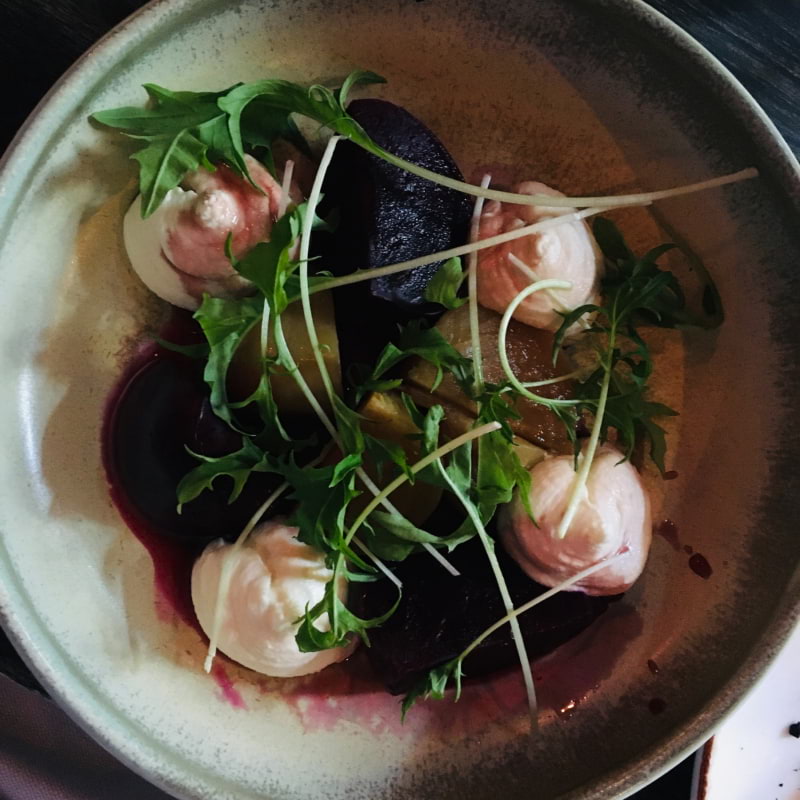 Betor med chèvrekräm – Photo from NOFO Wine Bar by Anna T. (27/08/2020)